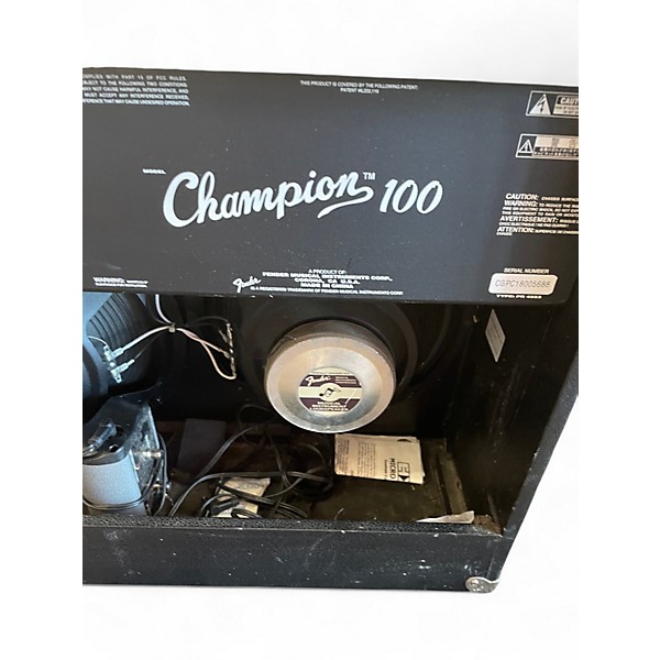 Used Fender Champion 100 Guitar Combo Amp