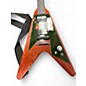 Used Gibson Flying V Crescent Moon Natural Solid Body Electric Guitar