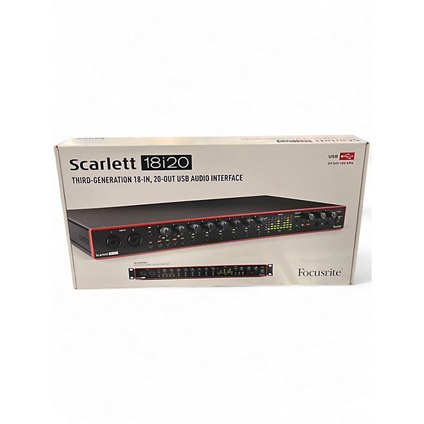 Used Focusrite Scarlett 18i20 Gen 3 Audio Interface