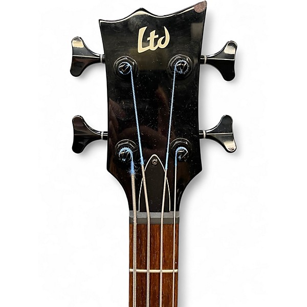 Used ESP LTD EC104 Black Electric Bass Guitar