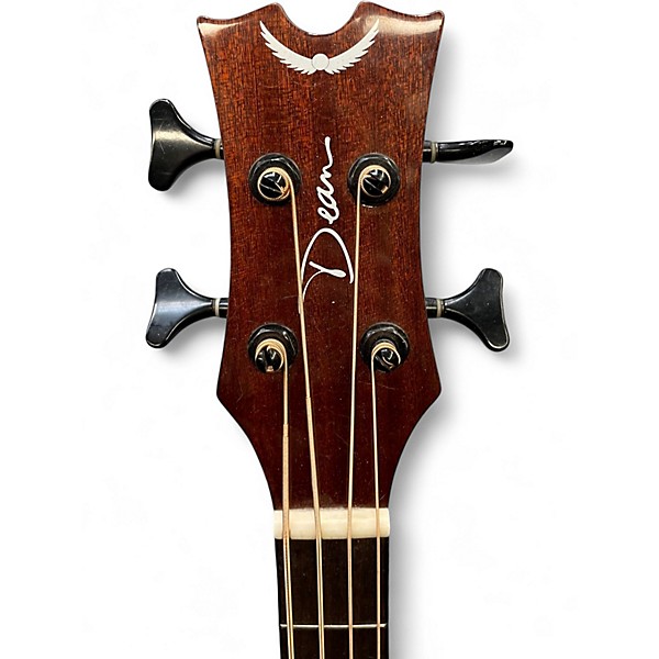 Used Dean AX EABC MAH GC Natural Acoustic Bass Guitar