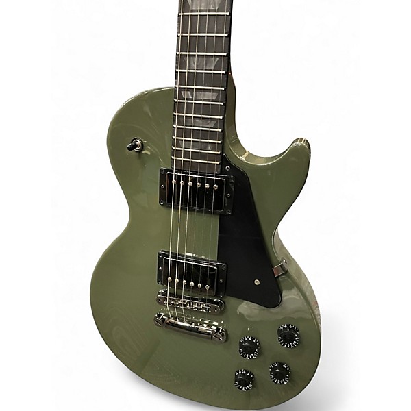 Used Gibson Les Paul Studio Olive Green Solid Body Electric Guitar