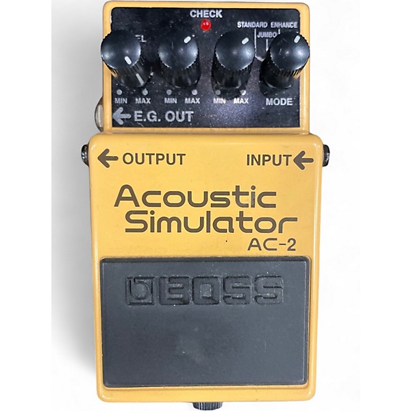 Used BOSS AC2 Acoustic Simulator Effect Pedal