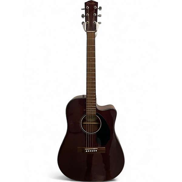 Used Fender CD60SCE Mahogany Acoustic Electric Guitar