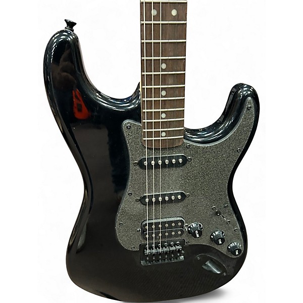 Used Squier SONIC STRATOCASTER HSS Metallic Black Solid Body Electric Guitar