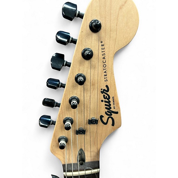 Used Squier SONIC STRATOCASTER HSS Metallic Black Solid Body Electric Guitar