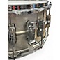 Used Ludwig 14X6.5 LA405K Hammered Acrophonic Raw Aluminum Drum