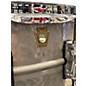 Used Ludwig 14X6.5 LA405K Hammered Acrophonic Raw Aluminum Drum