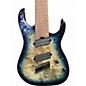 Used Ibanez RGMS8PB Blue Solid Body Electric Guitar