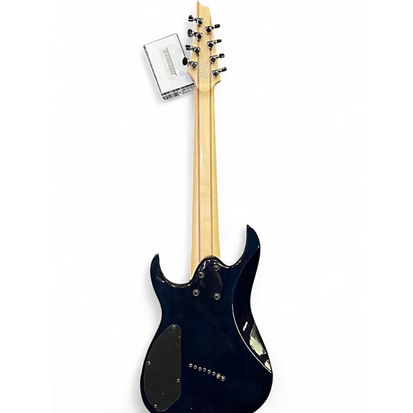 Used Ibanez RGMS8PB Blue Solid Body Electric Guitar
