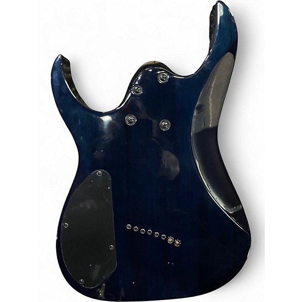 Used Ibanez RGMS8PB Blue Solid Body Electric Guitar