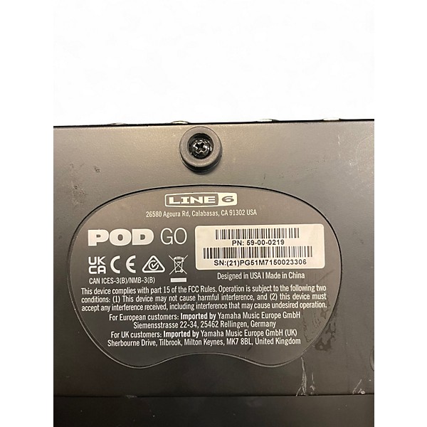 Used Line 6 POD GO Effect Processor