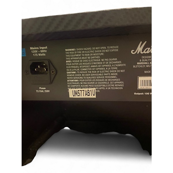 Used Marshall MG100HCFX Solid State Guitar Amp Head