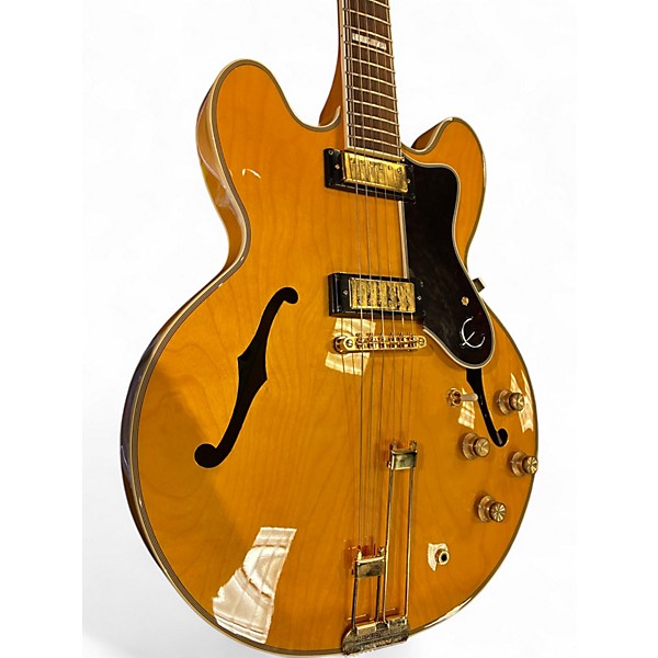 Used Epiphone SHARATON Butterscotch Blonde Hollow Body Electric Guitar