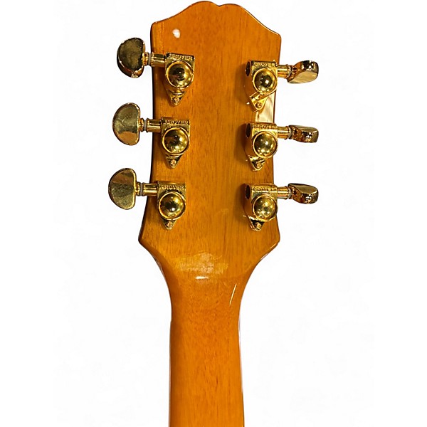 Used Epiphone SHARATON Butterscotch Blonde Hollow Body Electric Guitar