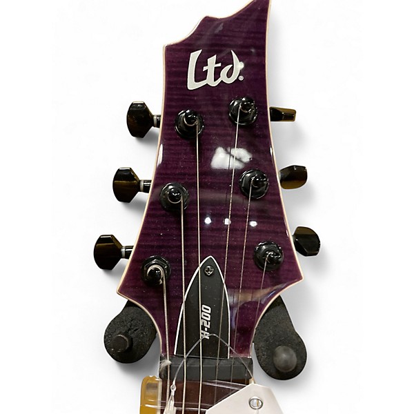 Used Ltd H-200 Purple Solid Body Electric Guitar