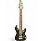 Used Schecter Guitar Research Damien Platinum Satin Black Solid Body Electric Guitar thumbnail