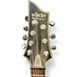 Used Schecter Guitar Research Damien Platinum Satin Black Solid Body Electric Guitar