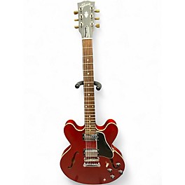 Used Gibson ES335 Worn Cherry Hollow Body Electric Guitar