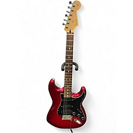 Used 2017 Fender Standard Stratocaster HSS red Solid Body Electric Guitar