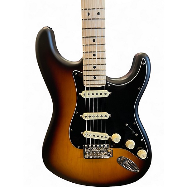 Used Fender American Performer Stratocaster SSS 2 Tone Sunburst Solid Body Electric Guitar
