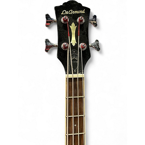 Used DeArmond Starfire Bass Black Electric Bass Guitar