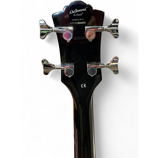 Used DeArmond Starfire Bass Black Electric Bass Guitar