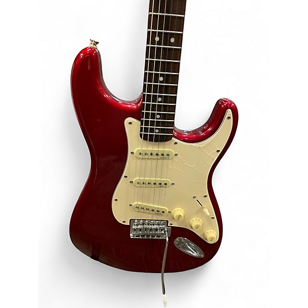 Used Squier Classic Vibe 1960S Stratocaster Candy Apple Red Solid Body Electric Guitar