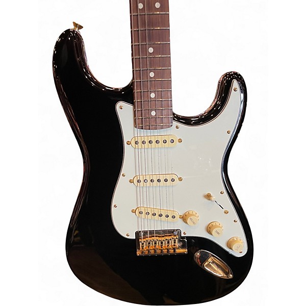 Used 2024 Fender Mod Shop Stratocaster Black Solid Body Electric Guitar