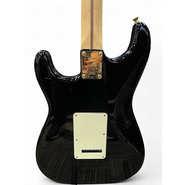 Used 2024 Fender Mod Shop Stratocaster Black Solid Body Electric Guitar