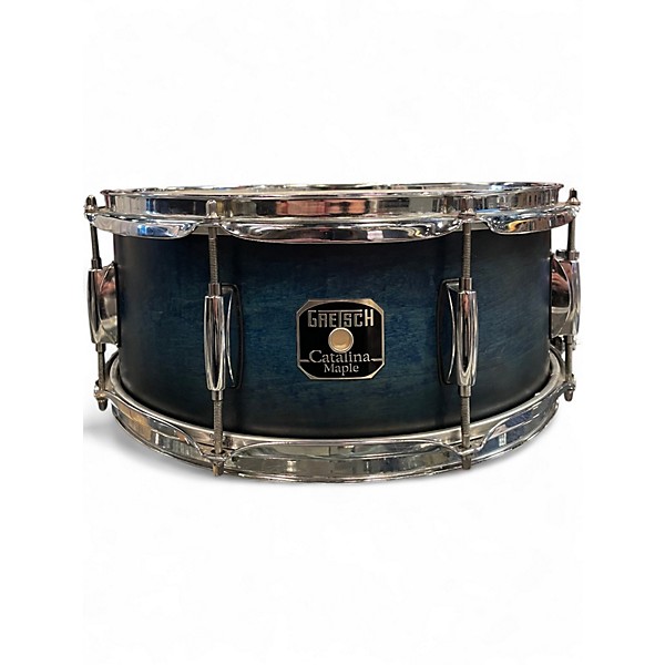 Used Gretsch Guitars 14in Catalina Maple Snare Blue Drum