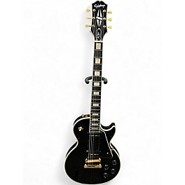 Used Epiphone Les Paul Custom p90 Black Solid Body Electric Guitar
