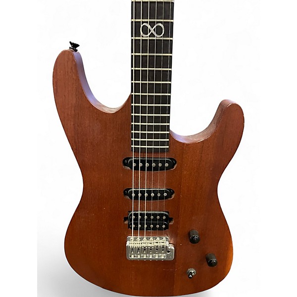 Used Chapman ML1 NATURAL SATIN MAHOGANY Solid Body Electric Guitar