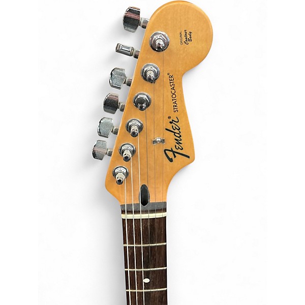 Used Fender Standard Stratocaster Burgandy Solid Body Electric Guitar