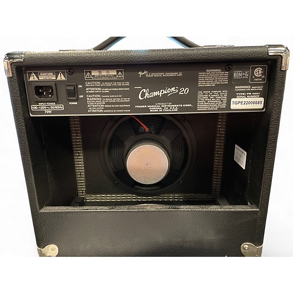 Used 2020 Fender Champion 20 Guitar Combo Amp