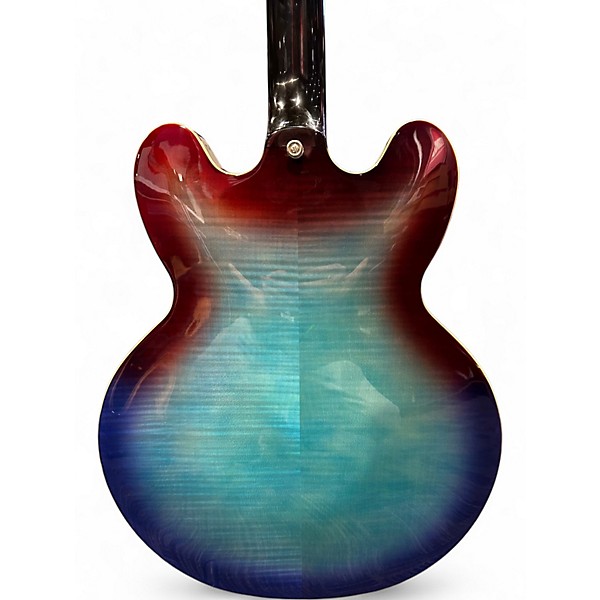 Used Epiphone ES335 Blue Burst Hollow Body Electric Guitar