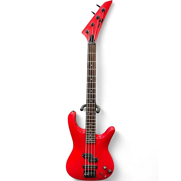 Used Bentley Series 10 Red Electric Bass Guitar
