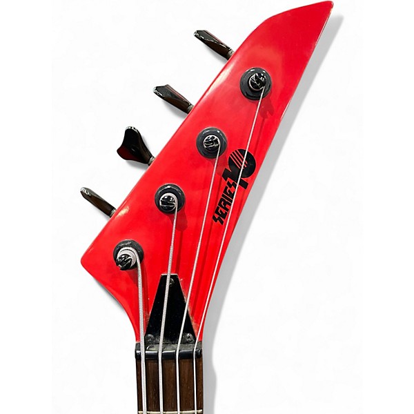 Used Bentley Series 10 Red Electric Bass Guitar