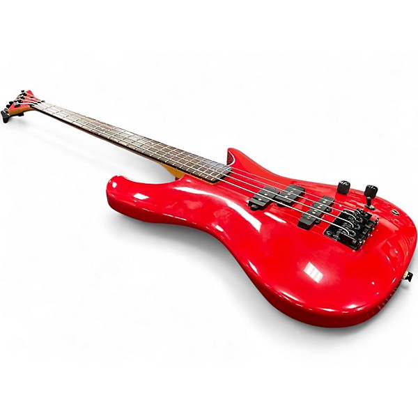 Used Bentley Series 10 Red Electric Bass Guitar