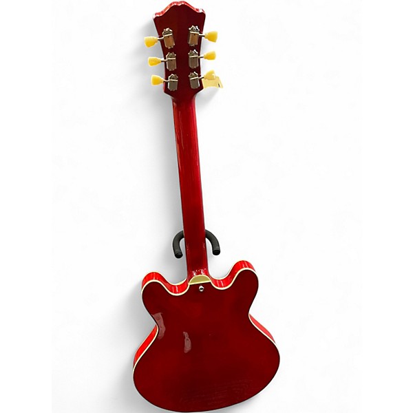 Used Eastman T386RD Red Hollow Body Electric Guitar