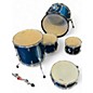 Used TAMA 5 Piece imperial star set hairline blue Drum Kit thumbnail