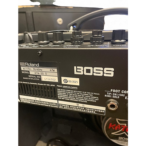 Used BOSS katana 50  Guitar Combo Amp