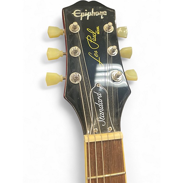 Used Epiphone Les Paul Standard Cherry Sunburst Solid Body Electric Guitar