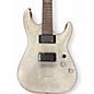 Used Schecter Guitar Research C1 Platinum transparent white satin Solid Body Electric Guitar