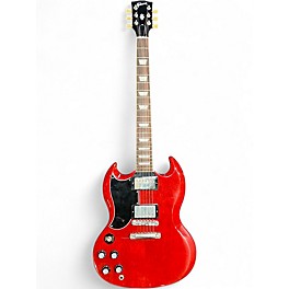 Used 2022 Gibson SG Chrome Red Metallic Solid Body Electric Guitar