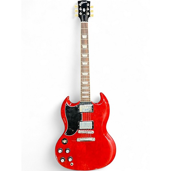 Used 2022 Gibson SG Chrome Red Metallic Solid Body Electric Guitar