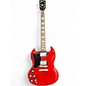 Used 2022 Gibson SG Chrome Red Metallic Solid Body Electric Guitar thumbnail