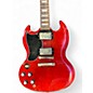 Used 2022 Gibson SG Chrome Red Metallic Solid Body Electric Guitar