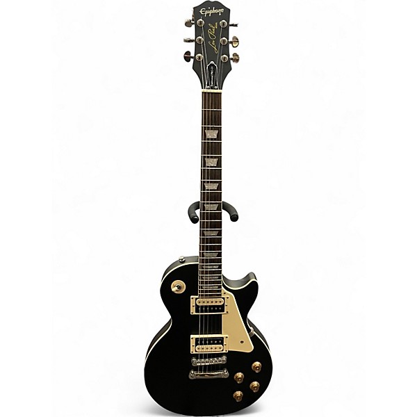 Used Epiphone Les Paul Traditional Pro IV Black Solid Body Electric Guitar