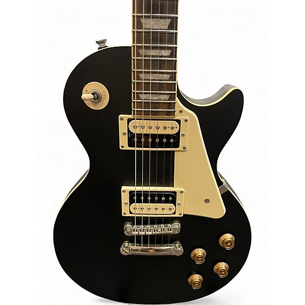 Used Epiphone Les Paul Traditional Pro IV Black Solid Body Electric Guitar